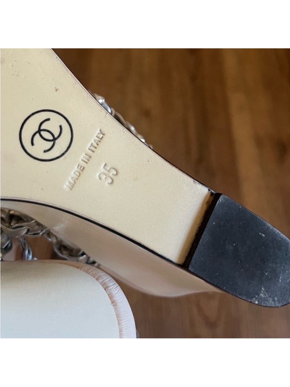 Chanel Silver Wedges - Picture 9 of 9